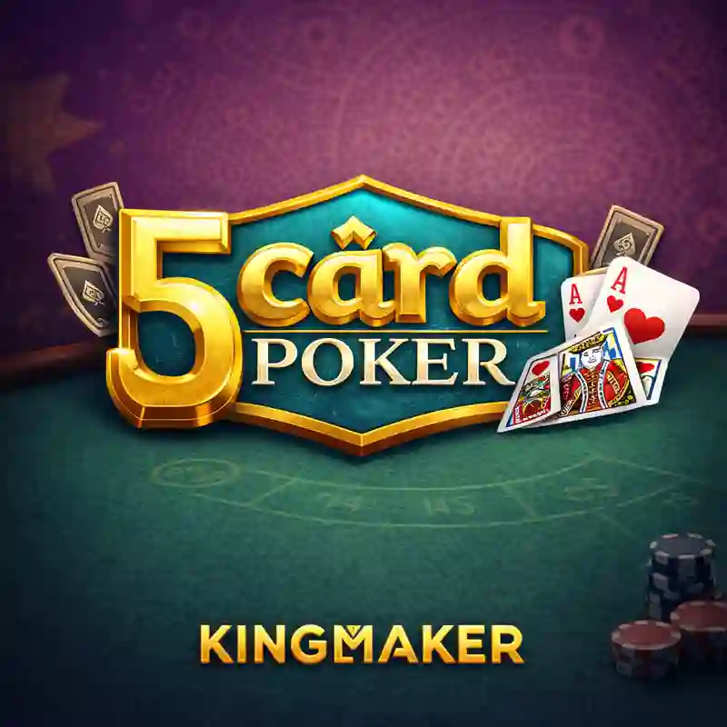 5 Card Poker online casino game by phcity